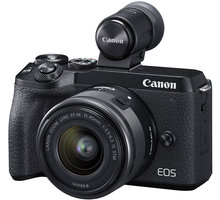 Canon EOS M6 MII + 15-45 + EVF Poukaz 200 Kč na nákup na Mall.cz + O2 TV HBO a Sport Pack na dva měsíce