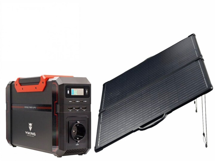 Viking bateriový generátor SB500 + solární panel LVP80_1045129989