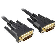 PremiumCord DVI-D propojovací kabel,dual-link,DVI(24+1),MM, 0.5m kpdvi2-05