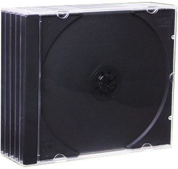 CD Box na 1 CD, černá, 5ks_1611574194