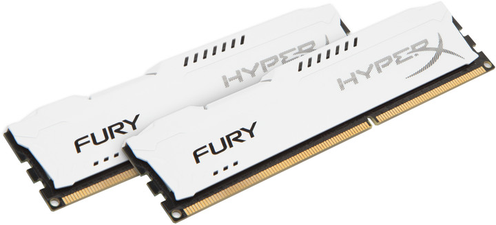 HyperX Fury White 8GB (2x4GB) DDR3 1600 CL10_1372224001
