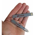 PlusUs LifeLink Ultra-portable USB Charge &amp; Sync cable Fits in card slot (18cm) Lightning - Grey_473499713