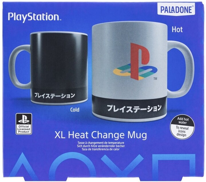 Hrnek PlayStation - Heritage, měnící se, 300 ml_375243444