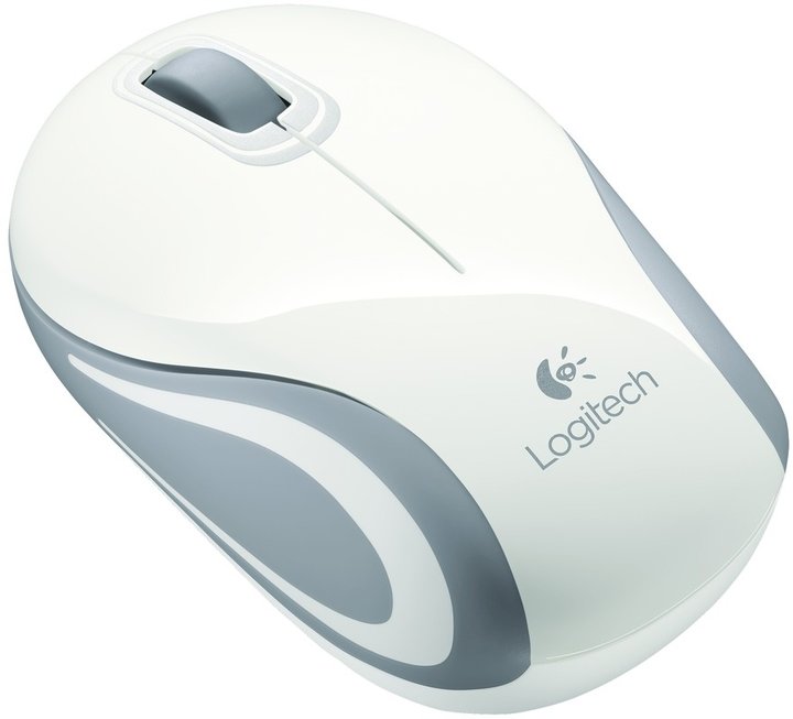 Logitech Wireless Mini Mouse M187, bílá_1699352240