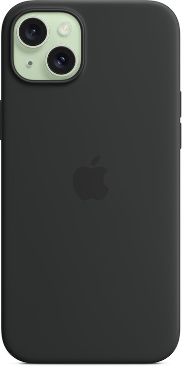 Apple Silikonový kryt s MagSafe pro iPhone 15 Plus, černá_1940306141