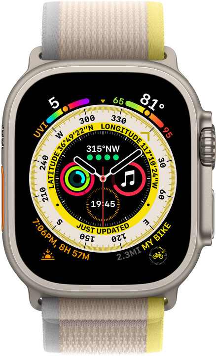 Apple Watch Trailový tah 49mm, S/M, žluto-béžová_1870686666