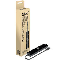 Club3D hub USB-C, 6-in-1 Hub s HDMI 8K60Hz/4K120Hz, 2xUSB-A, RJ45 a 2xUSB-C, 1xData, 1xPD 3.0_1046681796