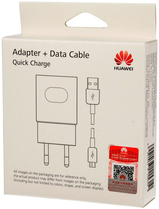 Huawei Original Cestovní Dobíječ AP32 + microUSB Dat. Kabel White (EU Blister)_802172466