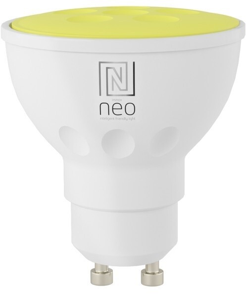 IMMAX NEO Smart žárovka LED GU10 3,5W RGB+CCT barevná a bílá, stmívatelná, WiFi_1657391001
