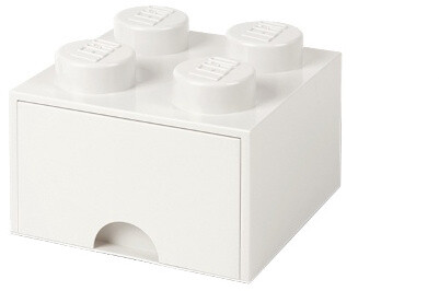 Úložný box LEGO, s šuplíkem, malý (4), bílá_742927607