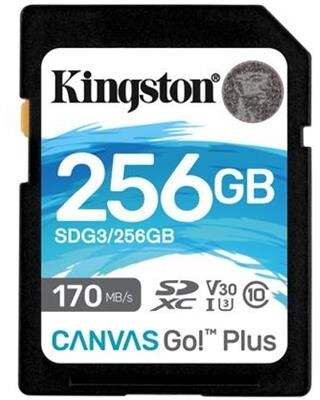Kingston SDXC Canvas Go! Plus 256GB 170MB/s UHS-I U3_1129586693