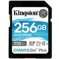 Kingston SDXC Canvas Go! Plus 256GB 170MB/s UHS-I U3 Poukaz 200 Kč na nákup na Mall.cz + O2 TV HBO a Sport Pack na dva měsíce