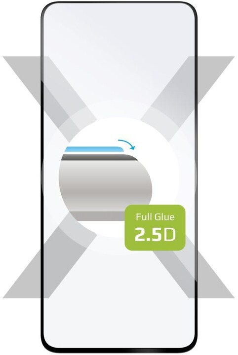 FIXED ochranné sklo Full-Cover pro Xiaomi Redmi Note 12, lepení přes celý displej, černá_1377337021