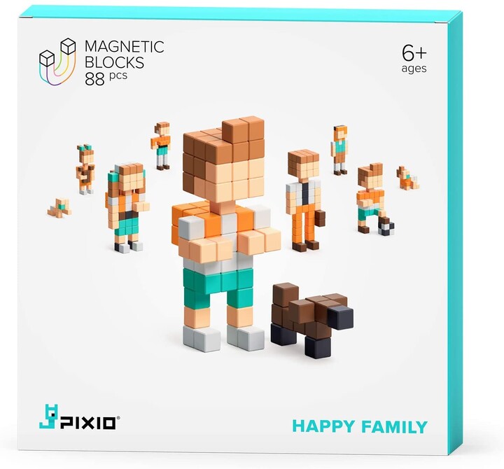 PIXIO Happy Family magnetická stavebnice_1443931844
