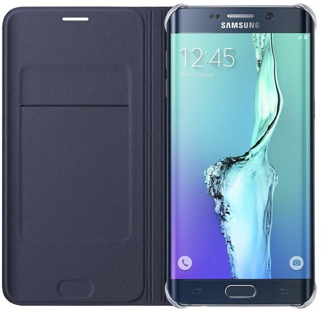Samsung flipové pouzdro pro Samsung Galaxy S6 Edge+, černá_1420298817