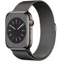 Apple Watch Series 8, Cellular, 41mm, Graphite Stainless Steel, Graphite Milanese Loop_278402067