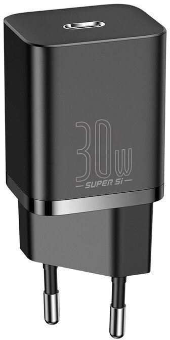 Baseus rychlonabíjecí adaptér Super Si, 30W, černá_628143974