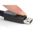 Digitus kabel DisplayPort, M/M, se západkou, 2m, černá_1355307399