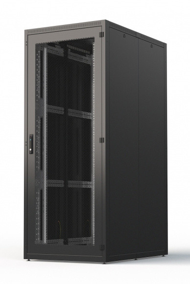 CONTEG 4X Serverový rozvaděč 19&quot;, 800x1000mm, 42U, zatížení 1000kg, černá_2020375342