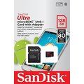 SanDisk Micro SDXC Ultra Android 128GB 80MB/s UHS-I + SD adaptér_971384573