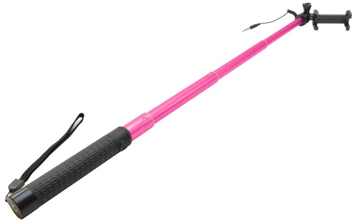 FIXED selfie tyč, teleskopická, růžová_1518936833