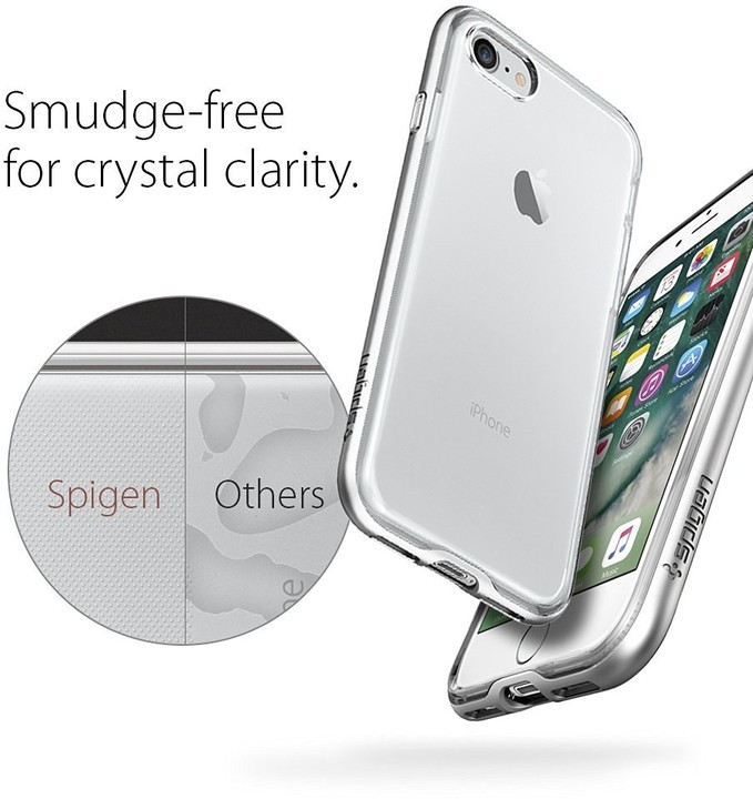 Spigen Neo Hybrid Crystal pro iPhone 7, satin silver_1639691702