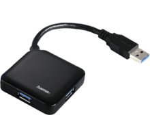 Hama USB 3.0-Hub 1:4, černá