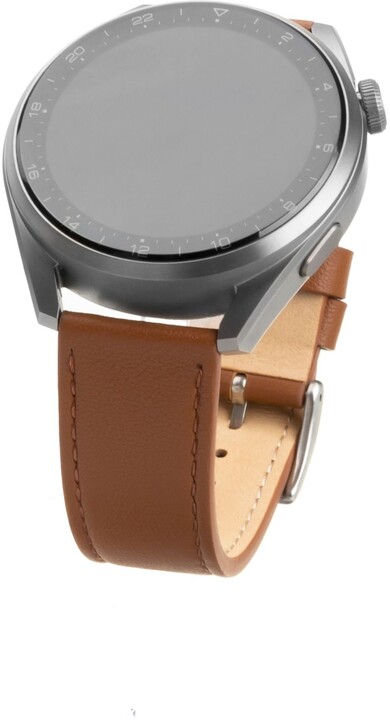 FIXED kožený řemínek pro smartwatch, 20mm, hnědá_1380651414