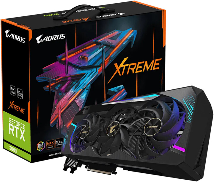 GIGABYTE GeForce AORUS RTX 3080 XTREME 10G (rev.2.0), LHR, 10GB GDDR6X_1612372963