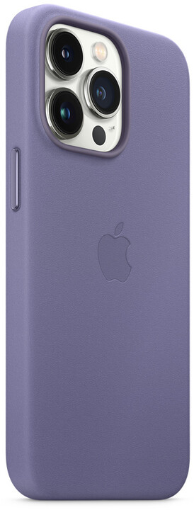 Apple kožený kryt s MagSafe pro iPhone 13 Pro, šeříkově nachová_1773120770