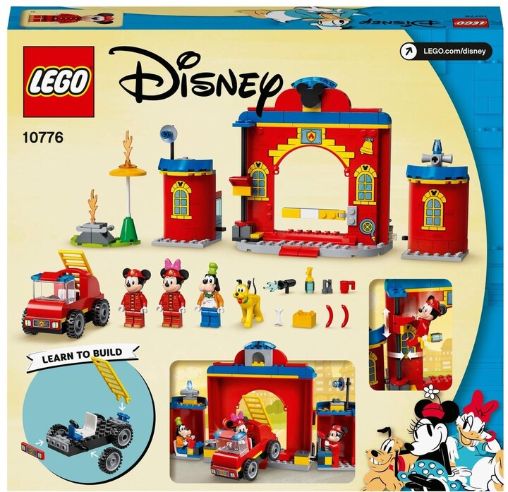 LEGO® Mickey and Friends 10776 Hasičská stanice a auto Mickeyho a přátel_2055542950