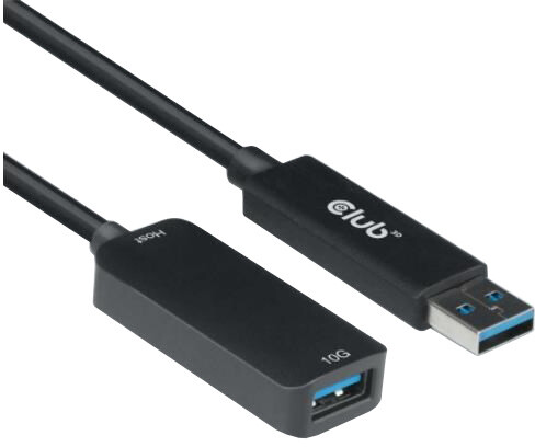 Club3D prodlužovací kabel USB-A 3.2 Gen2, M/F, 10Gbps, 5m, černá_401988915