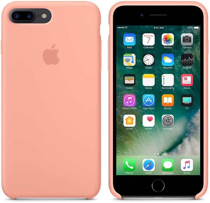 Apple iPhone 7 Plus/8 Plus Silicone Case, plameňáková_1832979341