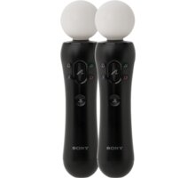 PlayStation 4 - Move Controller, twin pack, černý Poukaz 200 Kč na nákup na Mall.cz + O2 TV HBO a Sport Pack na dva měsíce