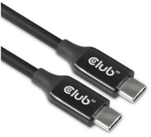 Club3D kabel USB-C 3.2 Gen2, M/M, 8K@60Hz, 5m, černá_1881535559