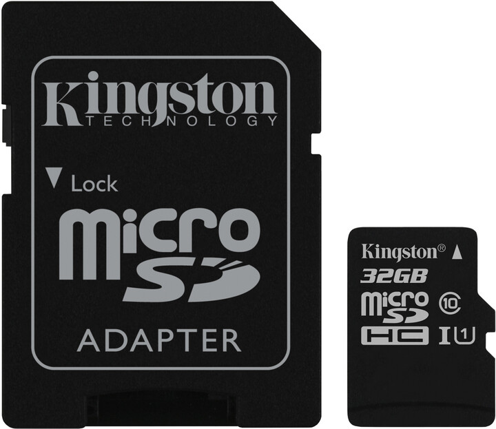 Kingston Micro SDHC Canvas Select 32GB 80MB/s UHS-I + SD adaptér_1814442438