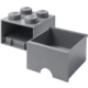 Úložný box LEGO, s šuplíkem, malý (4), tmavě šedá_812935247