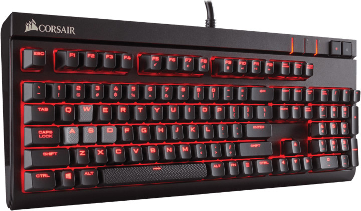 Corsair Gaming STRAFE RED LED + Cherry MX BLUE, NA_1123906364