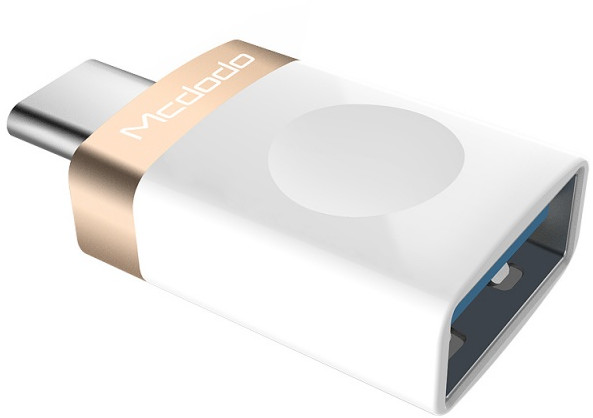 Mcdodo redukce z USB 3.0 A/F na USB-C s OTG, zlatá_250062428