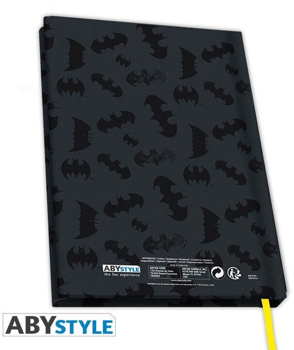 Zápisník DC Comics - Batman logo, linkovaný, A5_1361675884