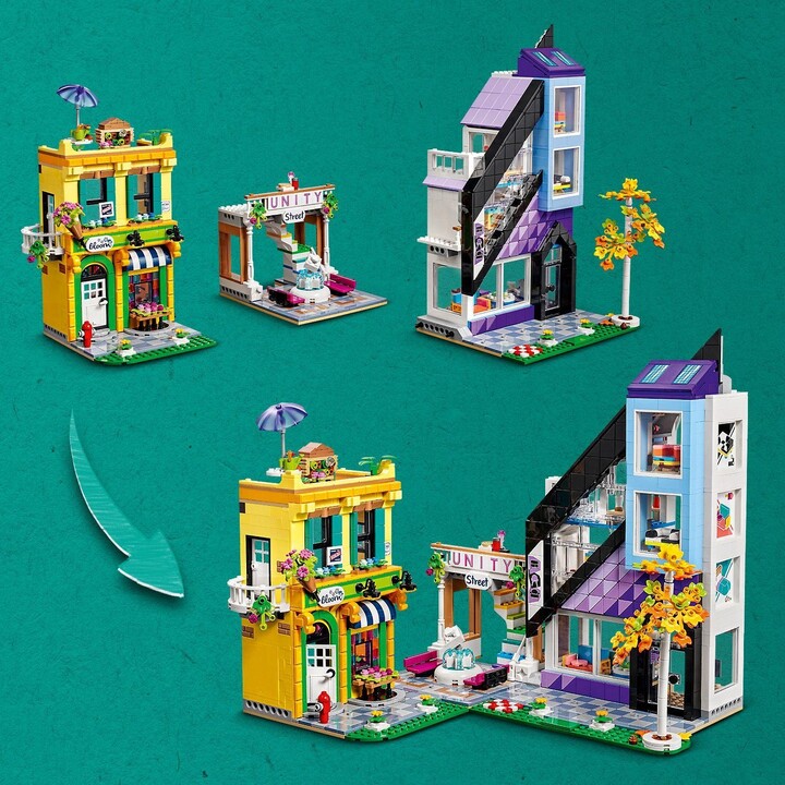Extra výhodný balíček LEGO® Friends 41732 Květinářství a design studio, 41728 Bistro v centru_276387626