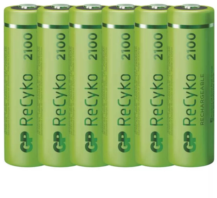 GP nabíjecí baterie ReCyko 2100 AA (HR6) 2100mAh, 4+2ks_1514957201