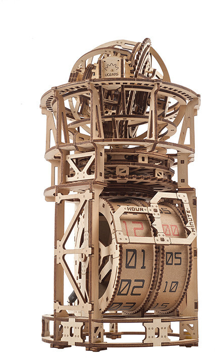 UGEARS stavebnice - Sky Watcher Tourbillon Table Clock, mechanická, dřevěná_251820216