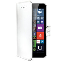 CELLY Wally pouzdro pro Microsoft Lumia 640 XL, PU kůže, bílá_314314988