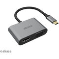 Akasa redukce USB Type C 2v1, HDMI, D-Sub, 18cm_188428120