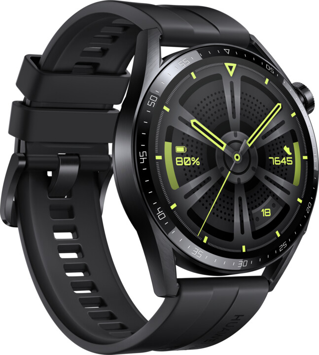 Huawei Watch GT 3 46 mm Active Black, Black | CZC.cz