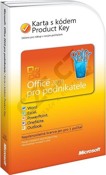 Microsoft Office 2010 pro domácnosti a podnikatele se slevou 500,- (karta s produktovým klíčem)_372646296
