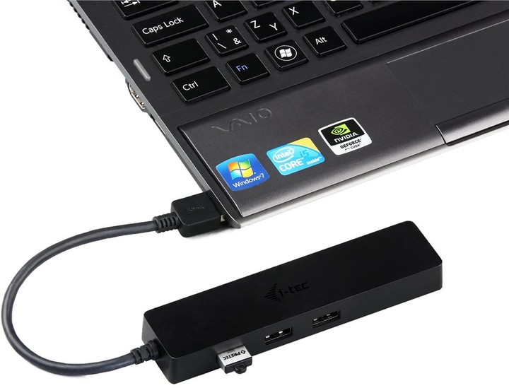 i-tec USB 3.0 Slim HUB 3 Port + Gigabit Ethernet Adapter_1247876046