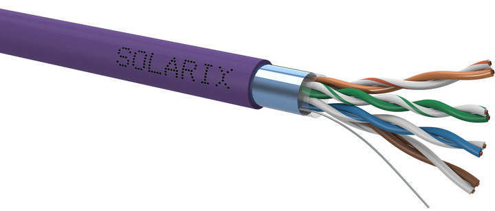 Solarix instalační kabel CAT5E FTP LSOH E 500m/cívka_1377087052