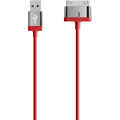 Belkin USB/30-pin Apple, 2m, červená_1827446369